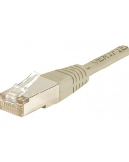 Cordon RJ45 catégorie 6 F/UTP gris – 2 m